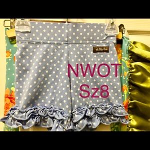 Matilda Jane nWOT blue shorties Sz 8